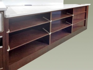 banchi piani bar inox